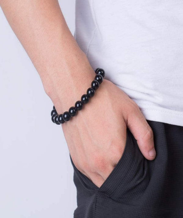 Black Beads Bracelet