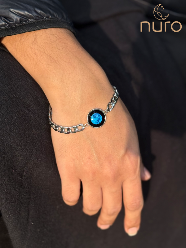 Blue Moon Link Bracelet