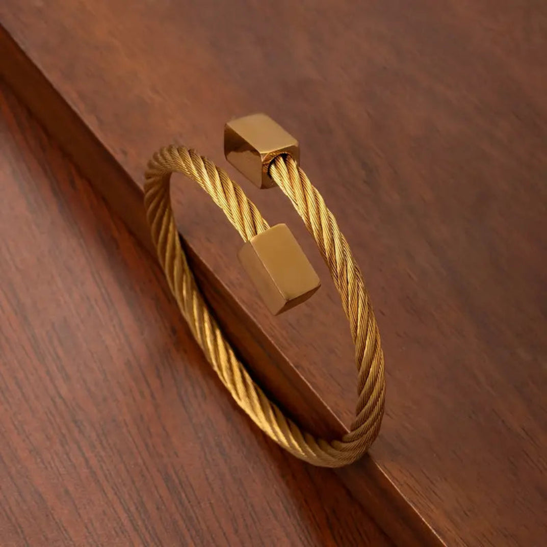 Elegant Twisted Cable Bracelets