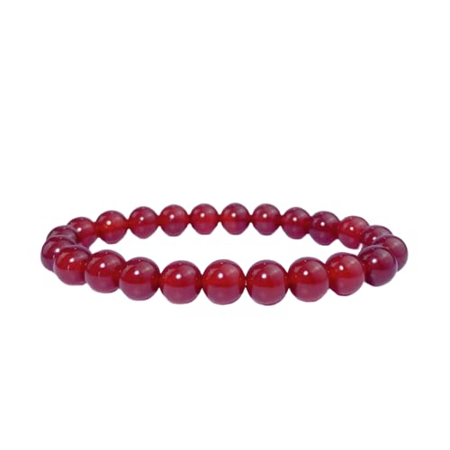 Red Onyx Beads Bracelet