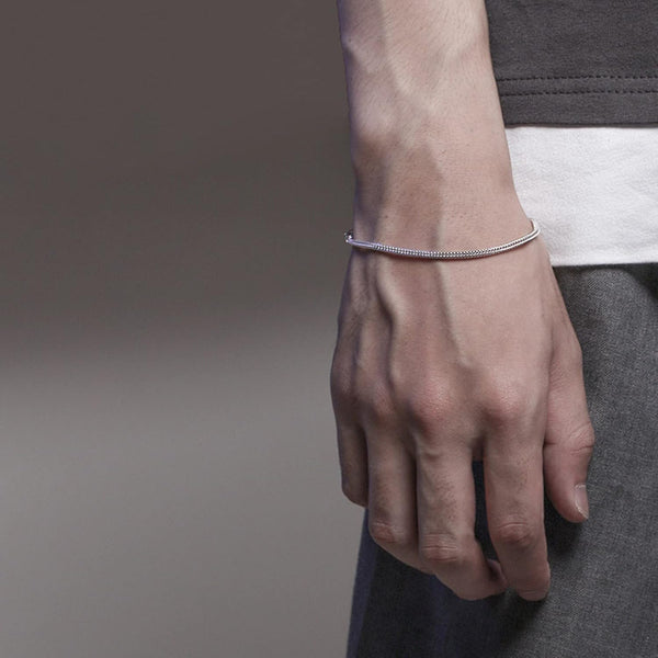Round Snake Chain Bracelet