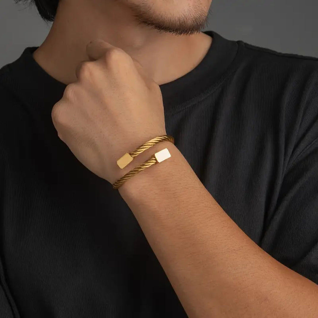 Elegant Twisted Cable Bracelets