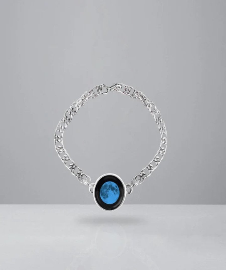 Blue Moon Link Bracelet