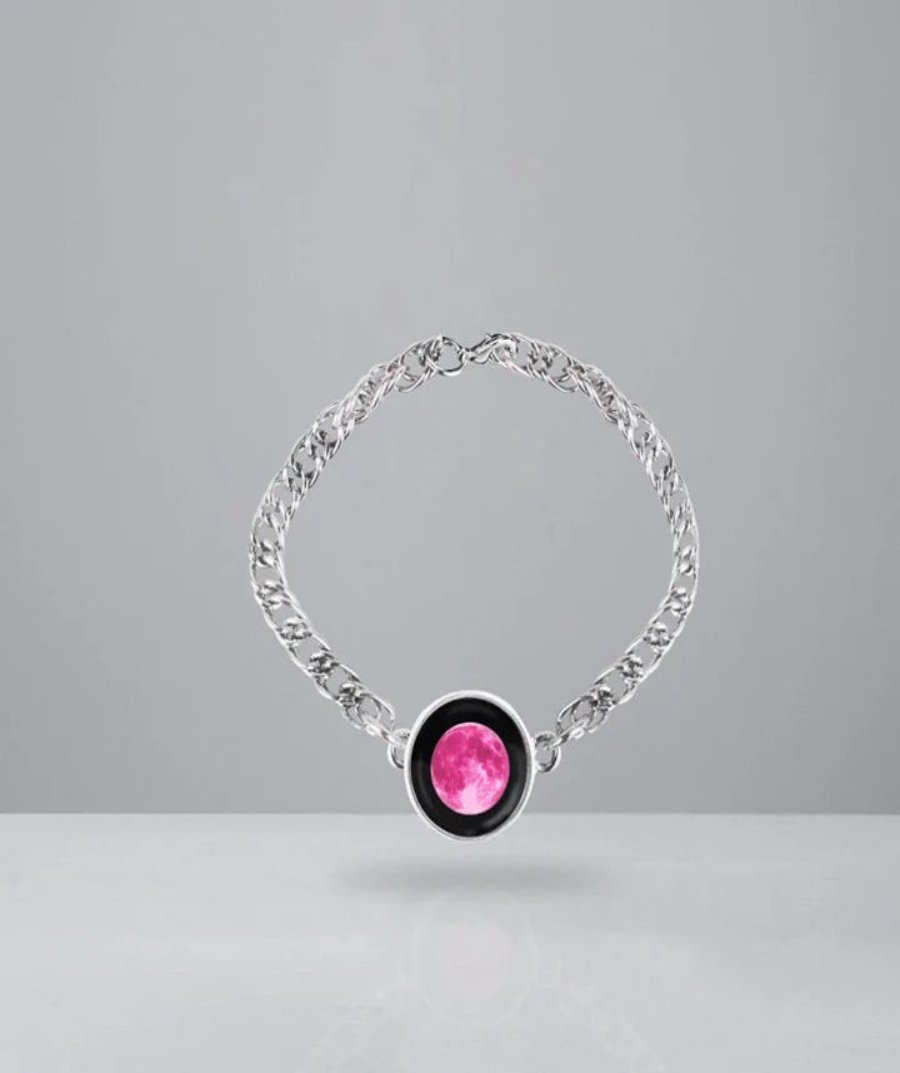 Pink Moon Link Bracelet