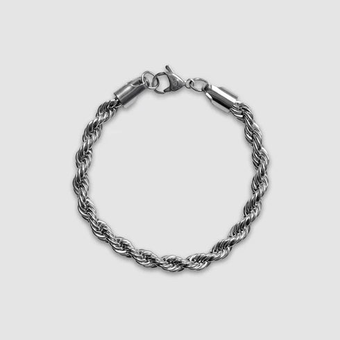 Rope Bracelet Silver 5MM