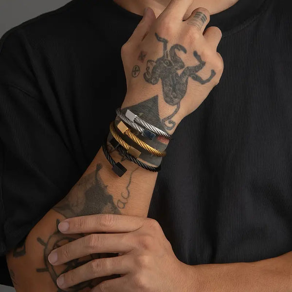 Elegant Twisted Cable Bracelets