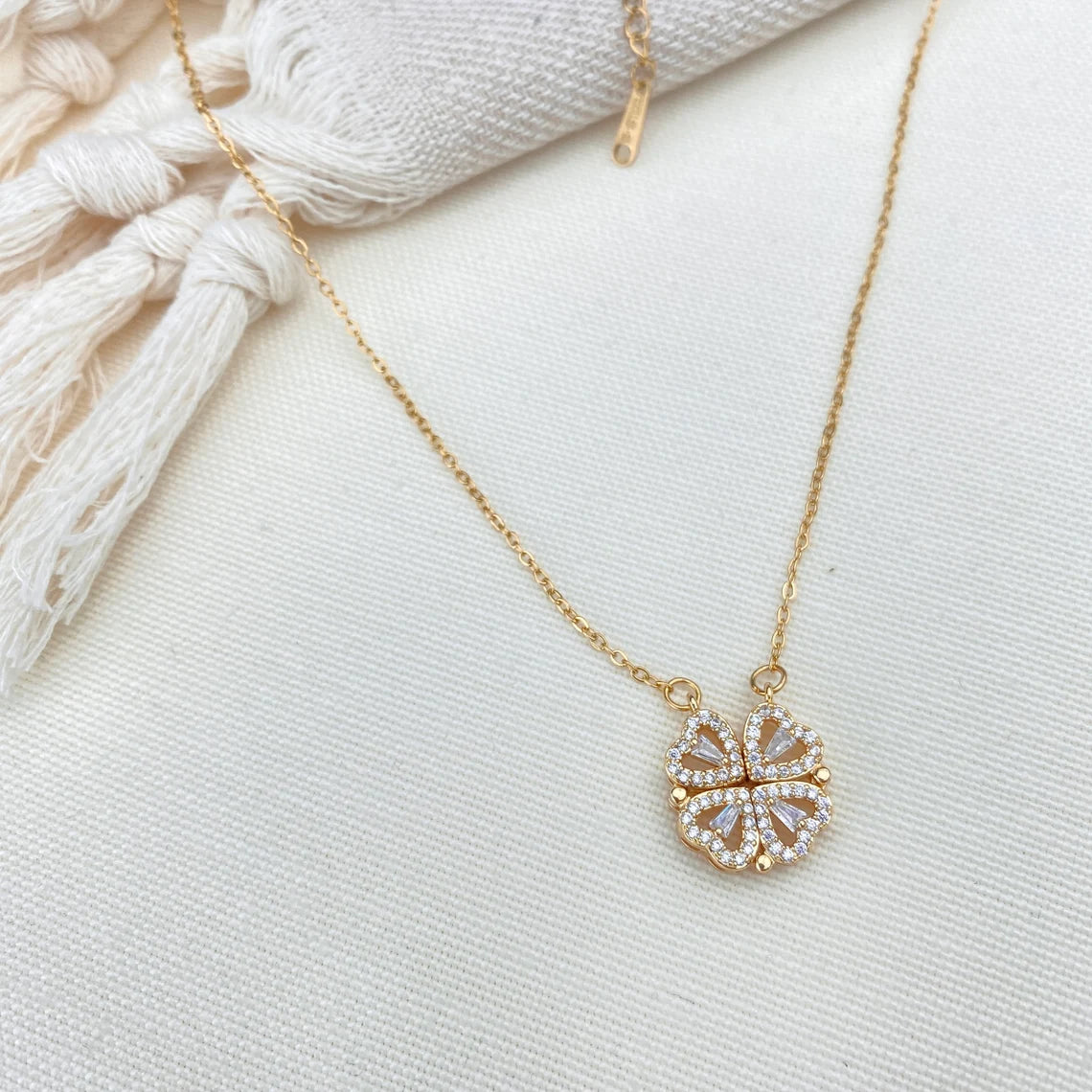 Clover Heart Necklace