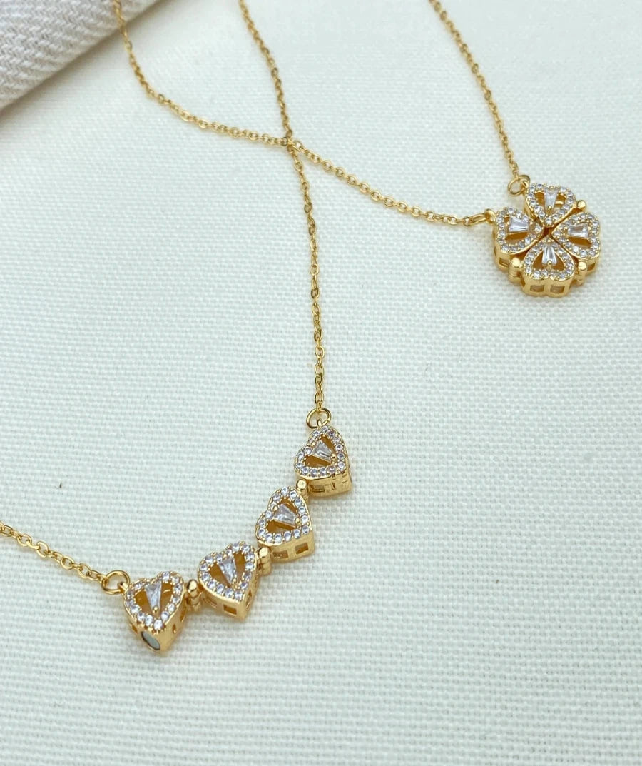 Clover Heart Necklace