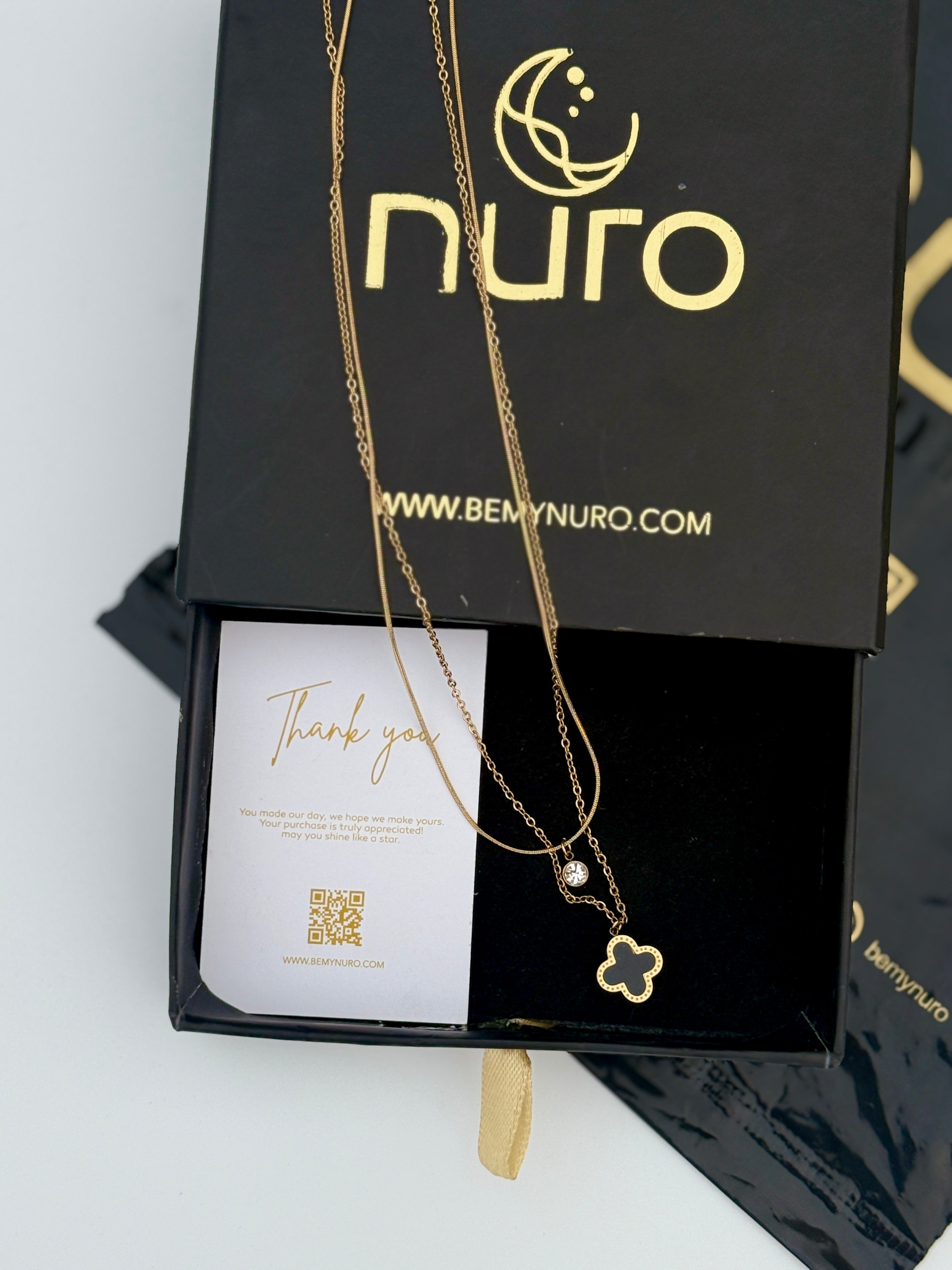 Gold Clover Necklace