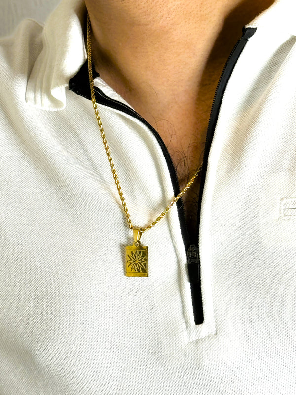 Palm Necklace - Gold