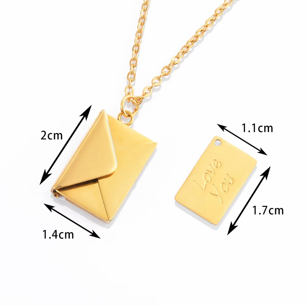 Love Letter Envelope Necklace