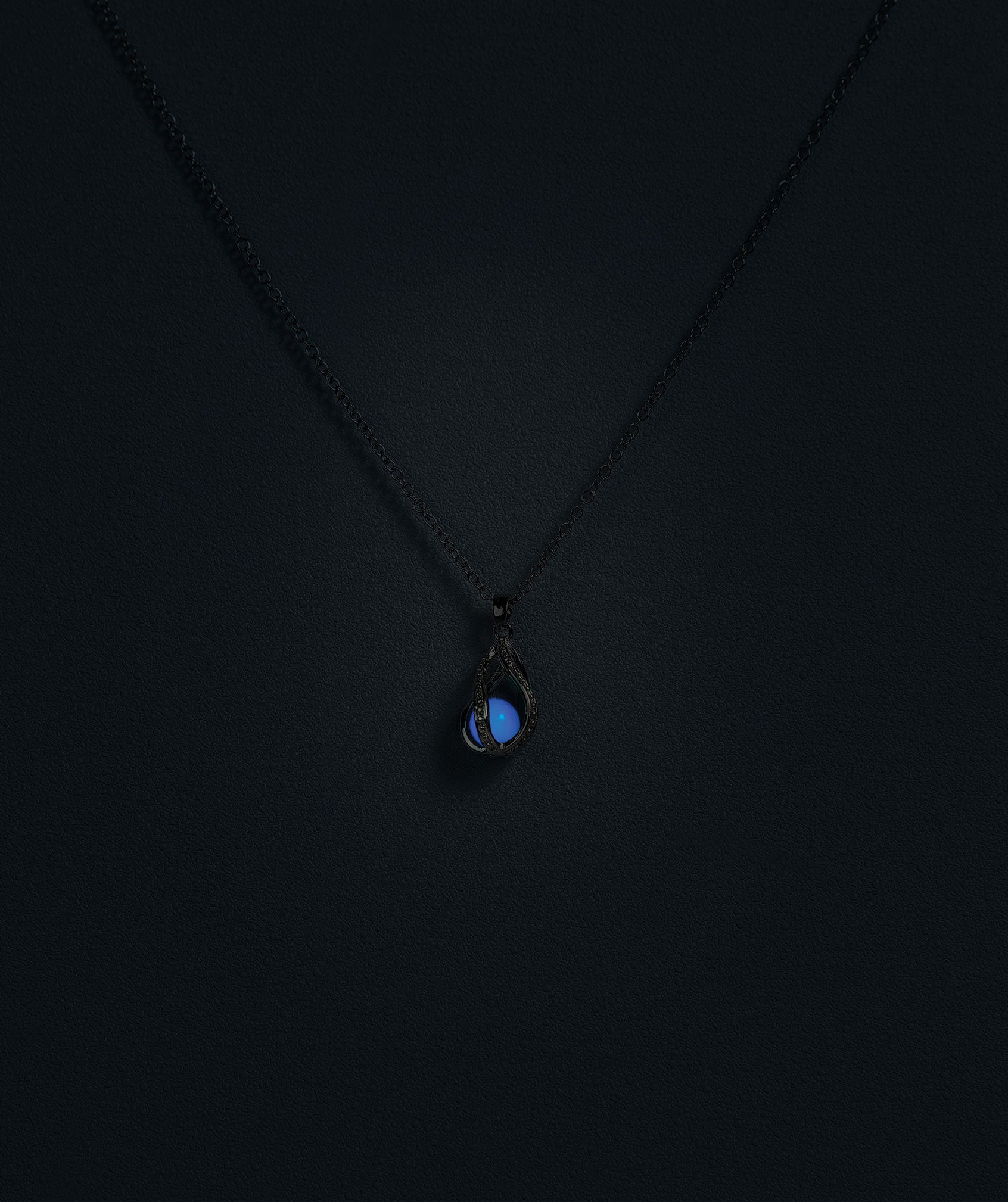Moon Drop - Neon Blue